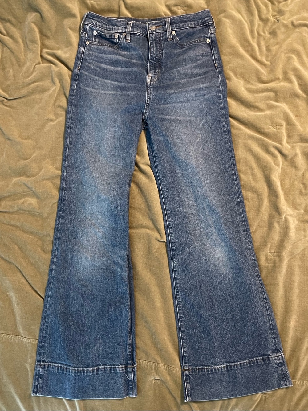 J Crew High Rise Wide Leg Jeans